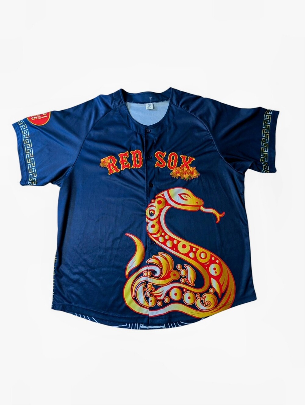 Boston Red Sox AAPI Celebration 2025 MLB Jersey Adult XL Year of the Snake